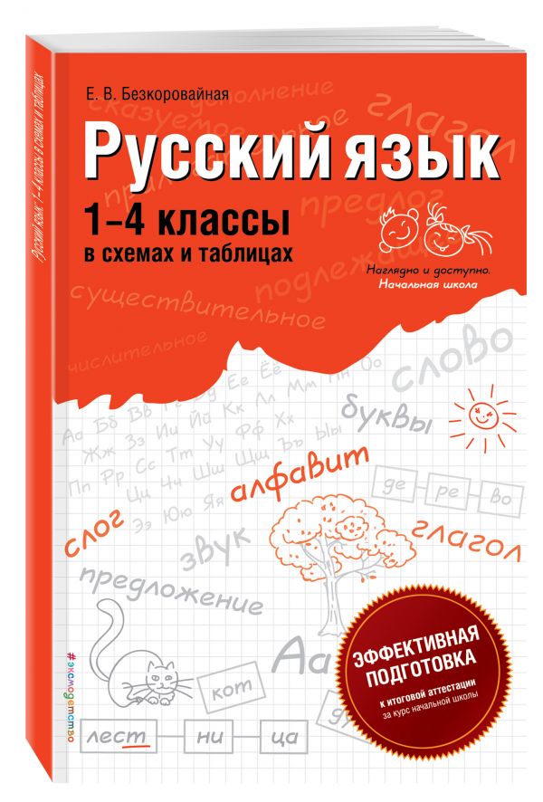 Русский язык: 1-4 классы в схемах и таблицах Русский язык: 1-4 классы в схемах и таблицах Безкоровайная Е.В.