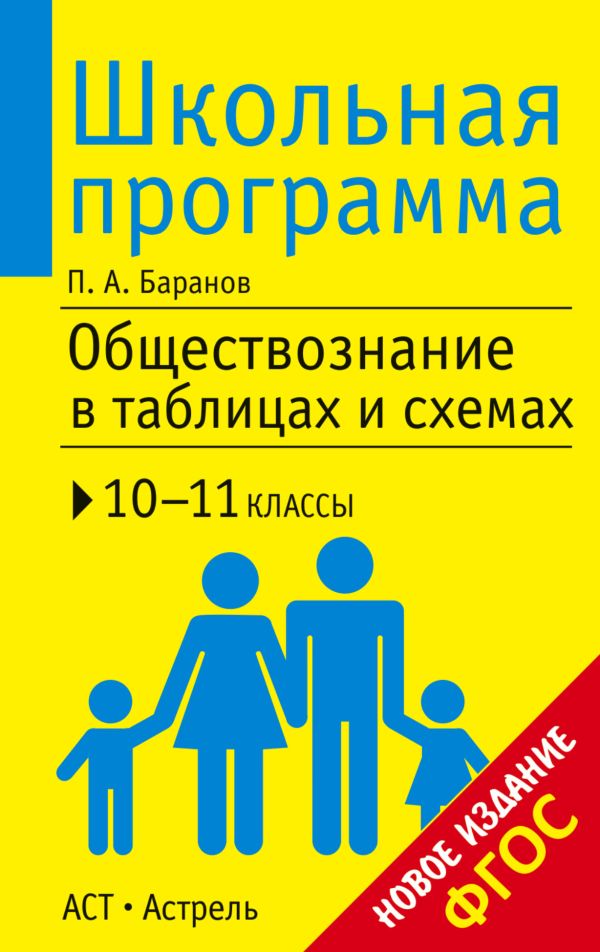 Обществознание в таблицах и схемах. 10-11 классы Обществознание в таблицах и схемах. 10-11 классы Баранов П.А.