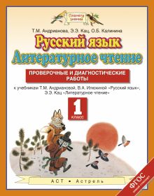 Русский язык. Литературное чтение. 1 класс. Проверочные и диагностические работы обложка книги Русский язык. Литературное чтение. 1 класс. Проверочные и диагностические работы обложка книги