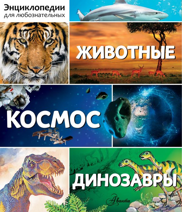 Энциклопедии для любознательных. Животные. Космос. Динозавры Энциклопедии для любознательных. Животные. Космос. Динозавры