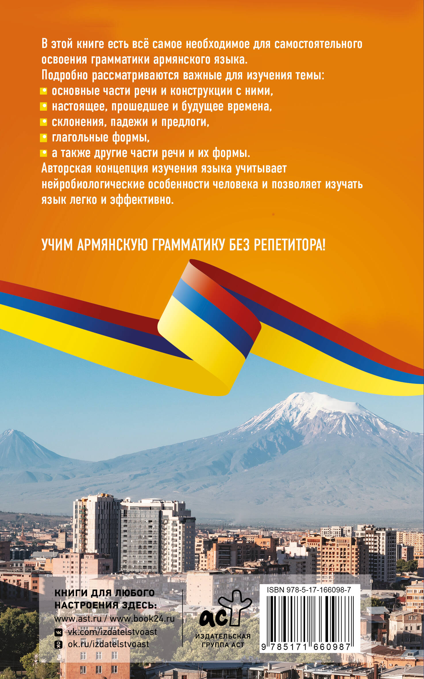 Армянская грамматика без репетитора. Все сложности в простых схемах