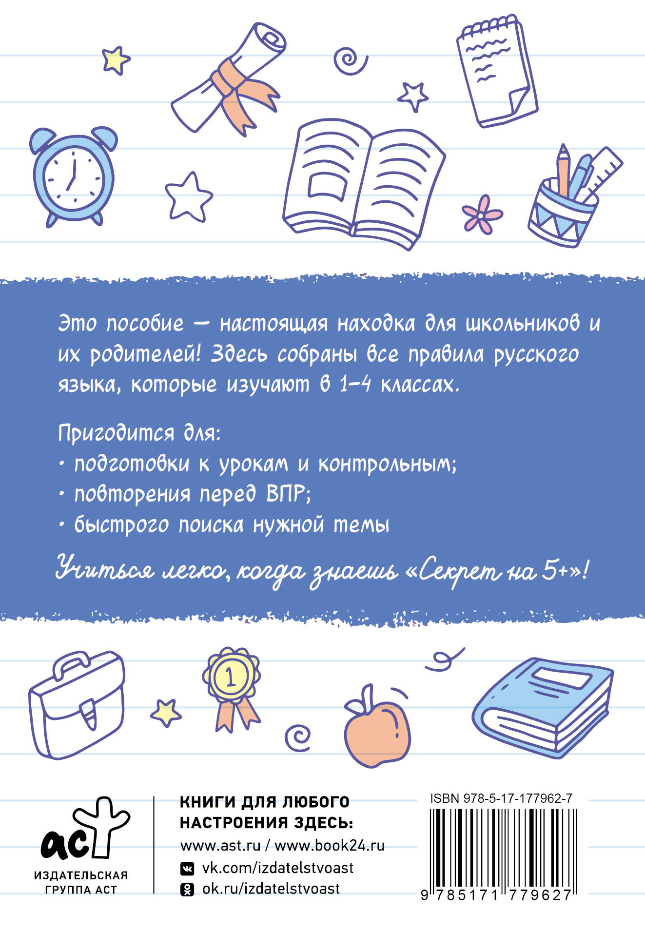 Шпаргалки по русскому языку. Начальная школа