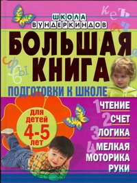 Гаврина С.Е. - Большая книга подготовки к школе для детей 4-5 лет. Чтение, счет, логика, мелкая обложка книги Гаврина С.Е. - Большая книга подготовки к школе для детей 4-5 лет. Чтение, счет, логика, мелкая обложка книги