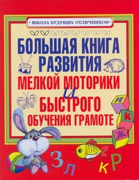 . - Большая книга развития мелкой моторики и быстрого обучения грамоте обложка книги . - Большая книга развития мелкой моторики и быстрого обучения грамоте обложка книги