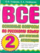 Все основные вопросы по русскому языку для итоговой аттестации. 2 класс Все основные вопросы по русскому языку для итоговой аттестации. 2 класс