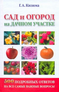 Кизима Г.А. - Сад и огород на дачном участке. 500 подробных ответов на все самые важные вопрос обложка книги Кизима Г.А. - Сад и огород на дачном участке. 500 подробных ответов на все самые важные вопрос обложка книги