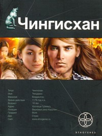 Чингисхан. Кн. 1. Повелитель Страха Чингисхан. Кн. 1. Повелитель Страха Волков Сергей