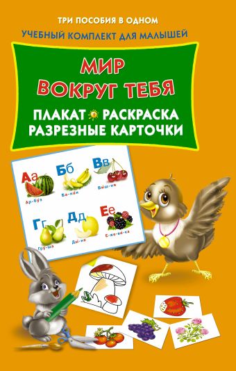 Мир вокруг тебя . Плакат, раскраска, разрезные карточки Мир вокруг тебя . Плакат, раскраска, разрезные карточки Матюшкина К.