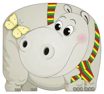 Обложка Крошка Бегемотик Леонид Яхнин