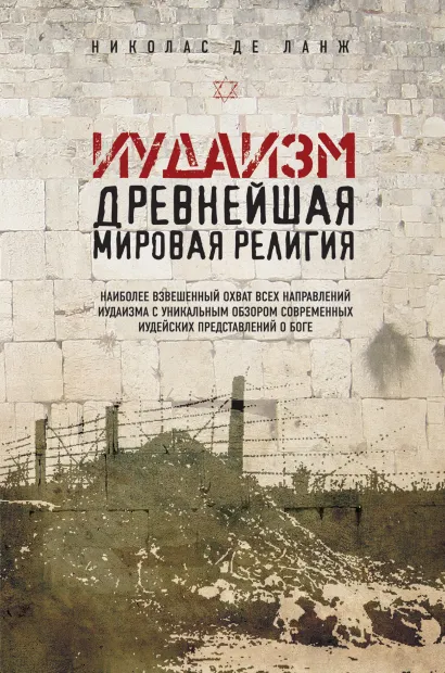 Обложка Иудаизм: Древнейшая мировая религия (оформление 2) Николас де Ланж