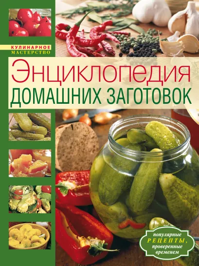 Обложка Энциклопедия домашних заготовок (книга+наклейки) 