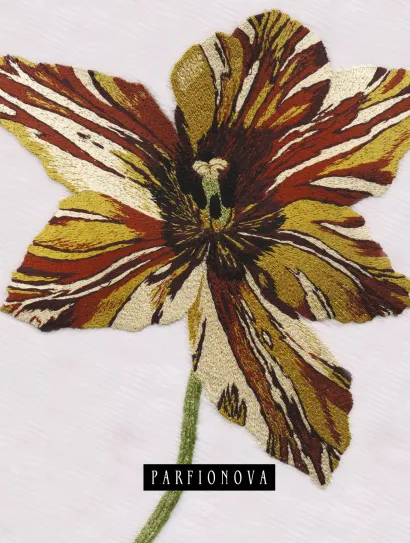 Обложка Блокнот для записей «Раскрытый тюльпан» Татьяна Парфенова