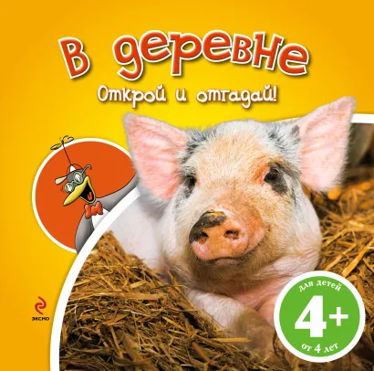 Обложка 4+ В деревне (книга с клапанами) 