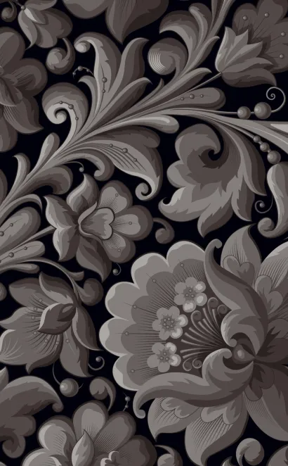 Обложка Блокнот для записей «Хохлома N2»