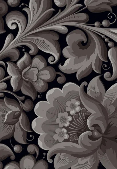 Обложка Блокнот для записей «Хохлома N2 мини»