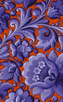 Блокнот для записей «Хохлома N4»