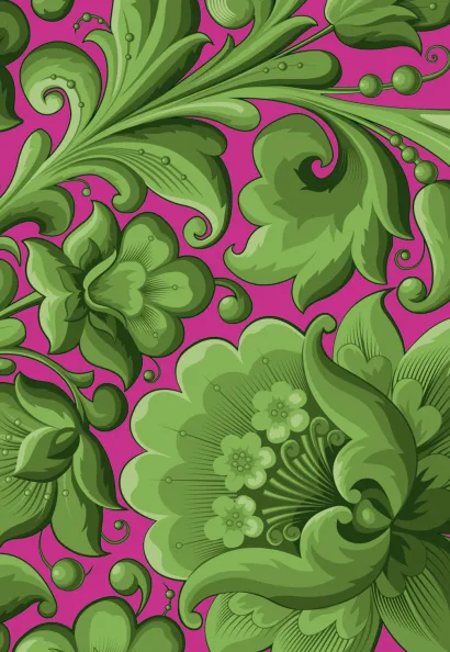 Обложка Блокнот для записей «Хохлома N5 мини»