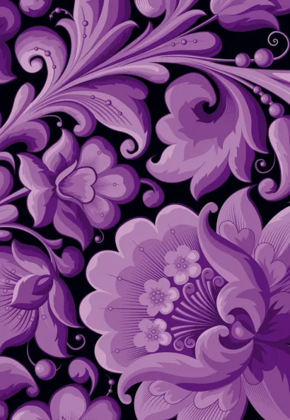 Обложка Блокнот для записей «Хохлома N6 мини»