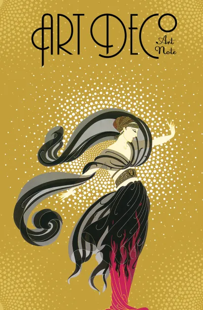 Обложка Art Deco. ArtNote (золотая) 