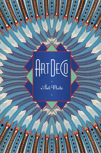 Обложка Art Deco. ArtNote (синяя) 
