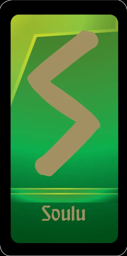 Обложка Руна "Soulu - жизненная сила" (цветная)