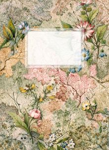 Блокнот A6. Цветы в орнаменте