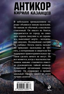 Обложка сзади Неприкасаемый чин Кирилл Казанцев