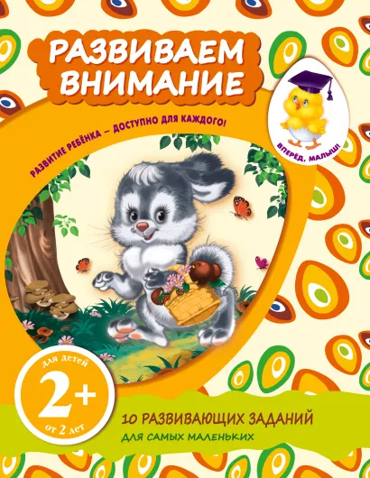 Обложка 2+ Развиваем внимание 