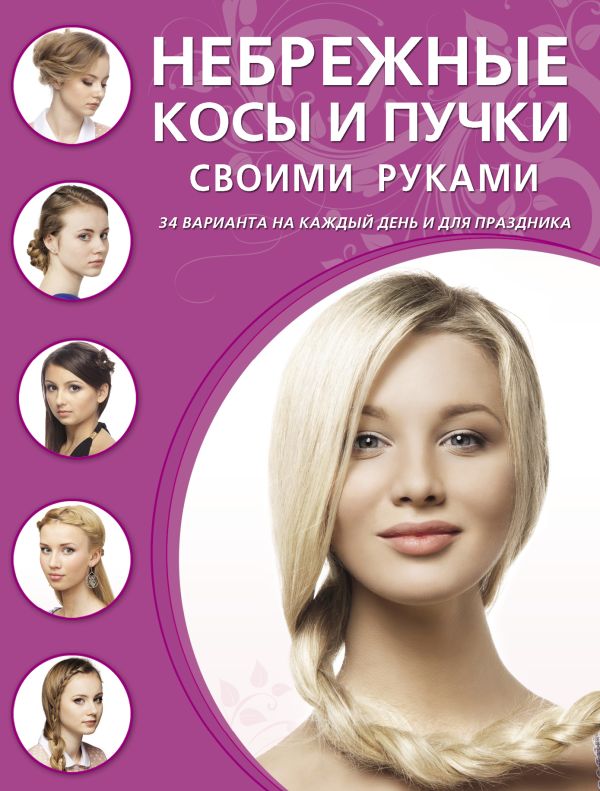 Небрежные косы и пучки своими руками Небрежные косы и пучки своими руками