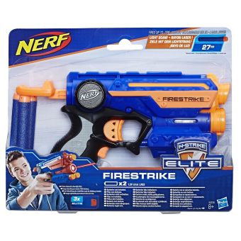 NERF Бластер Элит Файрстрайк (со световым прицелом для попадания в темноте) (53378) NERF Бластер Элит Файрстрайк (со световым прицелом для попадания в темноте) (53378) NERF