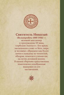 Обложка сзади Ты нужен Богу: Слова и наставления святителя Hиколая Сербского 