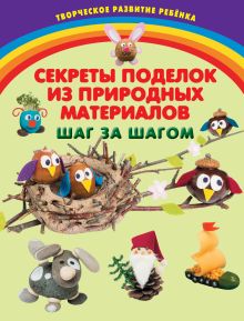 Обложка Секреты поделок из природных материалов. Шаг за шагом 