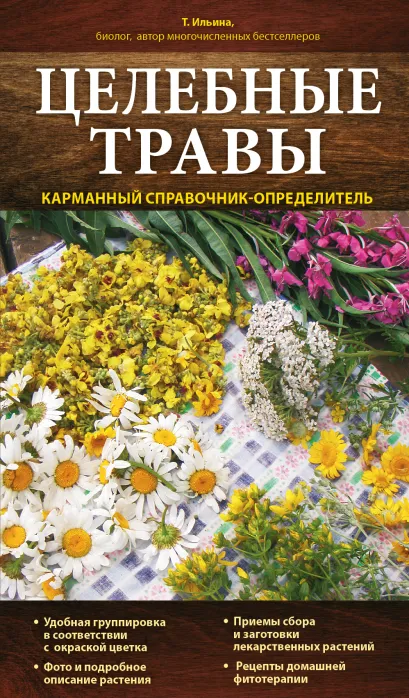 Обложка Целебные травы. Карманный справочник-определитель Ильина Т.А.
