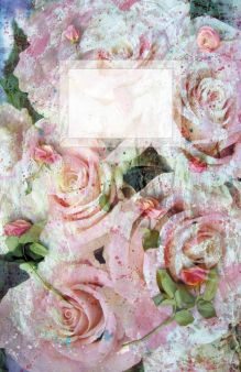 Обложка Блокнот для записей Белые розы А5 
