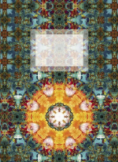 Обложка Блокнот для записей Цветной калейдоскоп А6