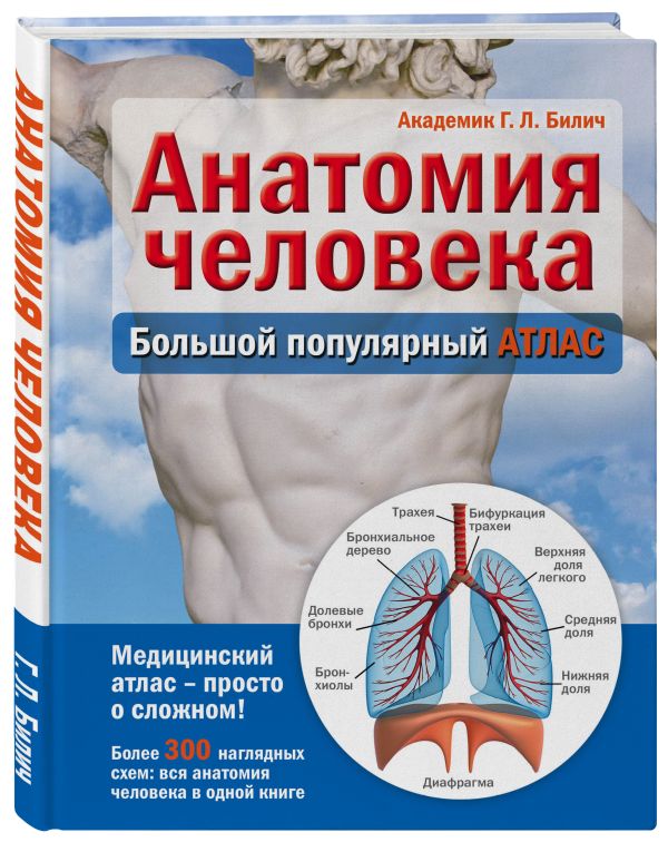 Анатомия человека: большой популярный атлас Анатомия человека: большой популярный атлас Билич Г.
