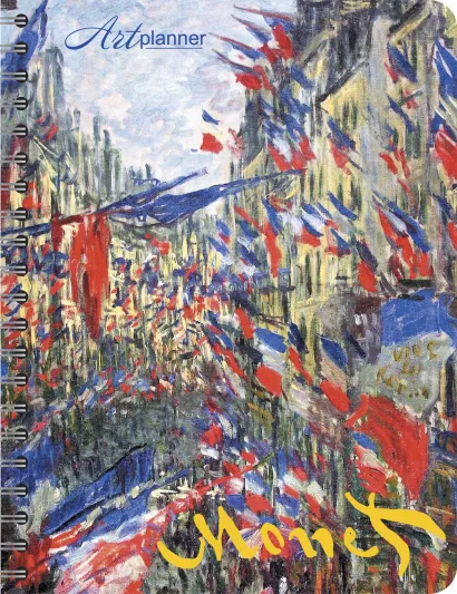 Обложка Оскар Клод Моне. Art Planner. Флаги 