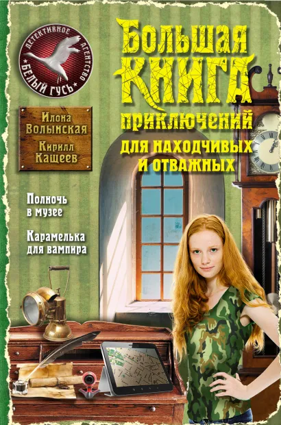 Обложка Большая книга приключений для находчивых и отважных Илона Волынская, Кирилл Кащеев