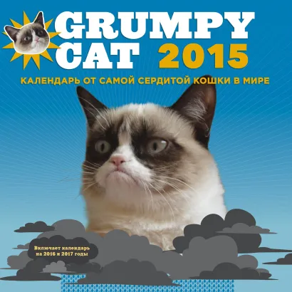 Обложка Grumpy Cat 2015. Календарь от самой сердитой кошки в мире 