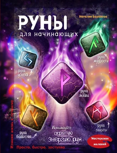 Обложка Руны для начинающих Наталия Баранова