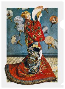 Моне (девушка с веером)