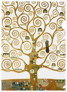 Обложка Климт (дерево) 