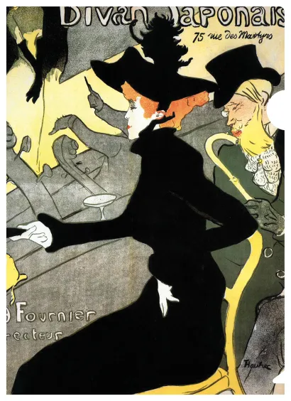 Обложка Тулуз Лотрек (японский диван) 