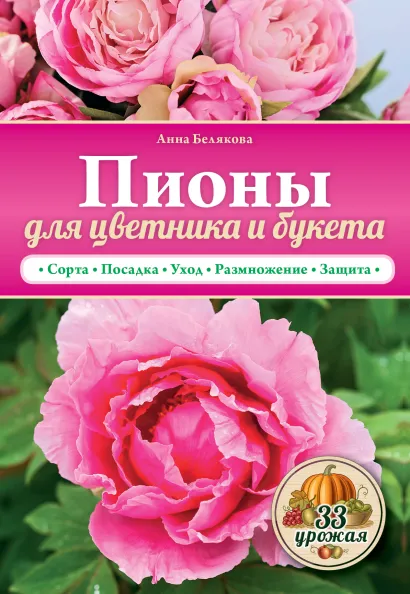 Обложка Пионы для цветника и букета Анна Белякова
