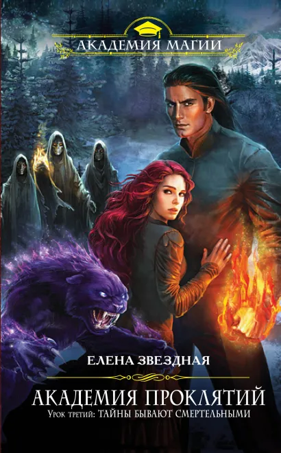 Обложка Академия Проклятий. Урок третий: Тайны бывают смертельными Елена Звездная