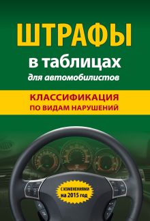 Штрафы в таблицах для автомобилистов с изм. на 2015 год (классификация по видам нарушений)