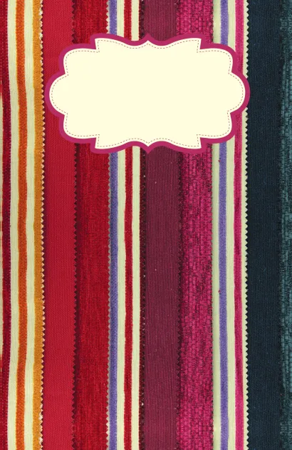 Обложка Блокнот для записей Яркие полоски А5 