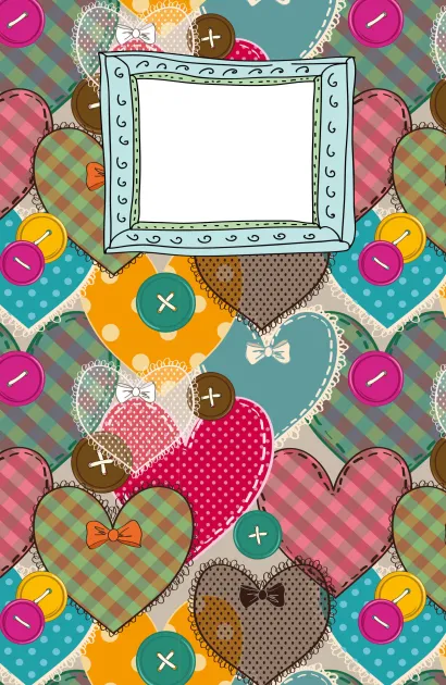 Обложка Блокнот для записей Сердечки счастья А5 