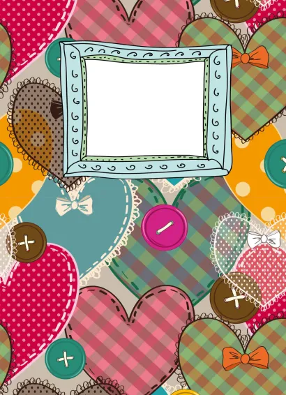 Обложка Блокнот для записей Сердечки счастья А6 