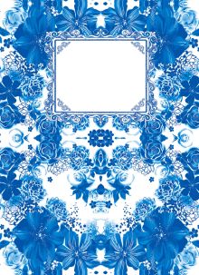 Блокнот для записей Яркая гжель А6